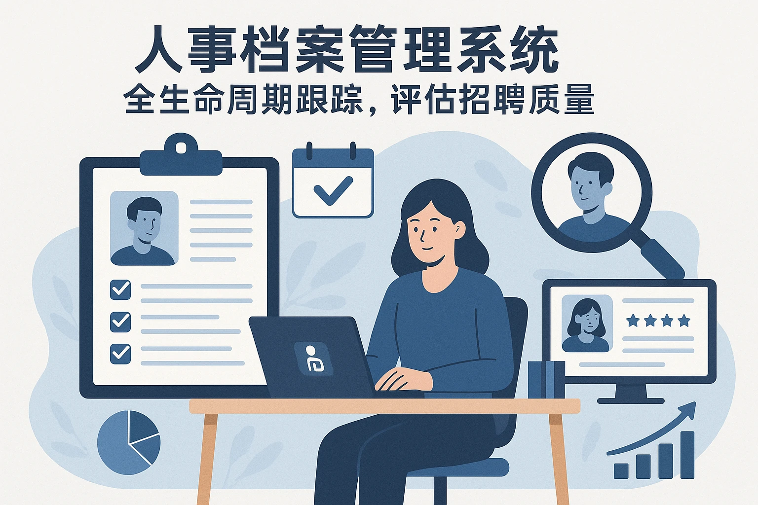 2. 人事档案管理系统：全生命周期跟踪，评估招聘质量