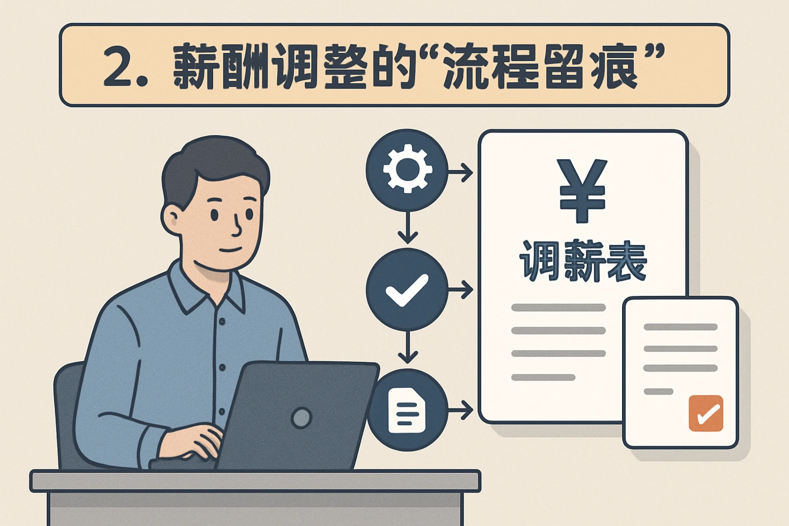 2. 薪酬调整的“流程留痕”