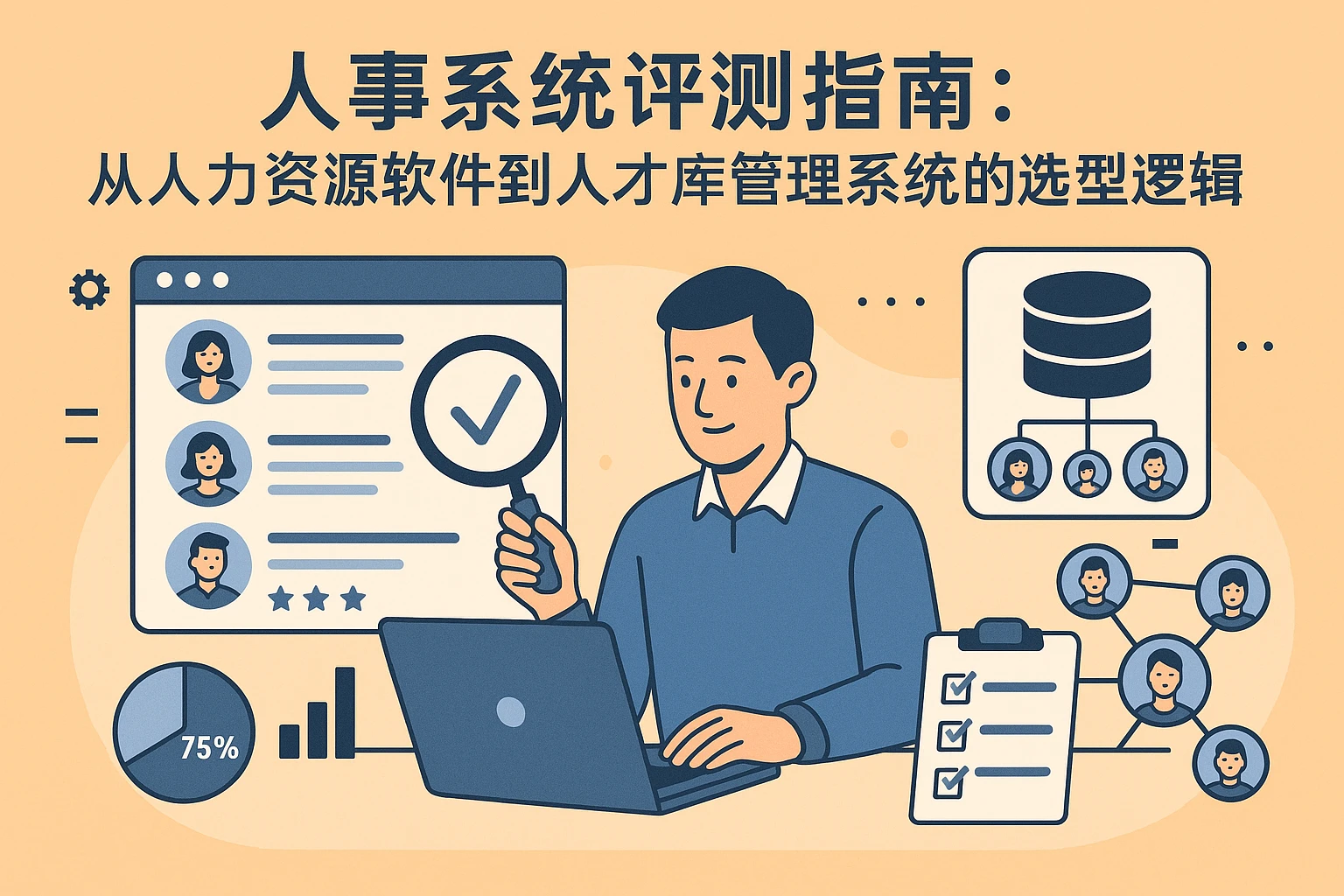 人事系统评测指南：从人力资源软件到人才库管理系统的选型逻辑