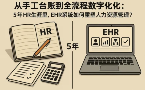 从手工台账到全流程数字化：5年HR生涯里，EHR系统如何重塑人力资源管理？