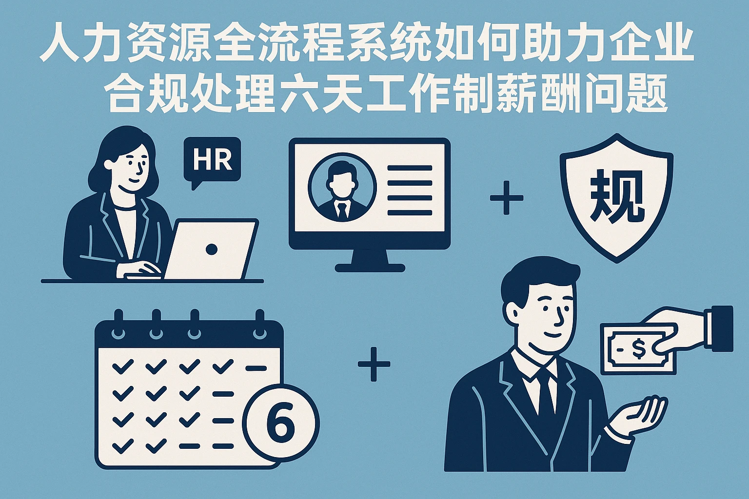 人力资源全流程系统如何助力企业合规处理六天工作制薪酬问题