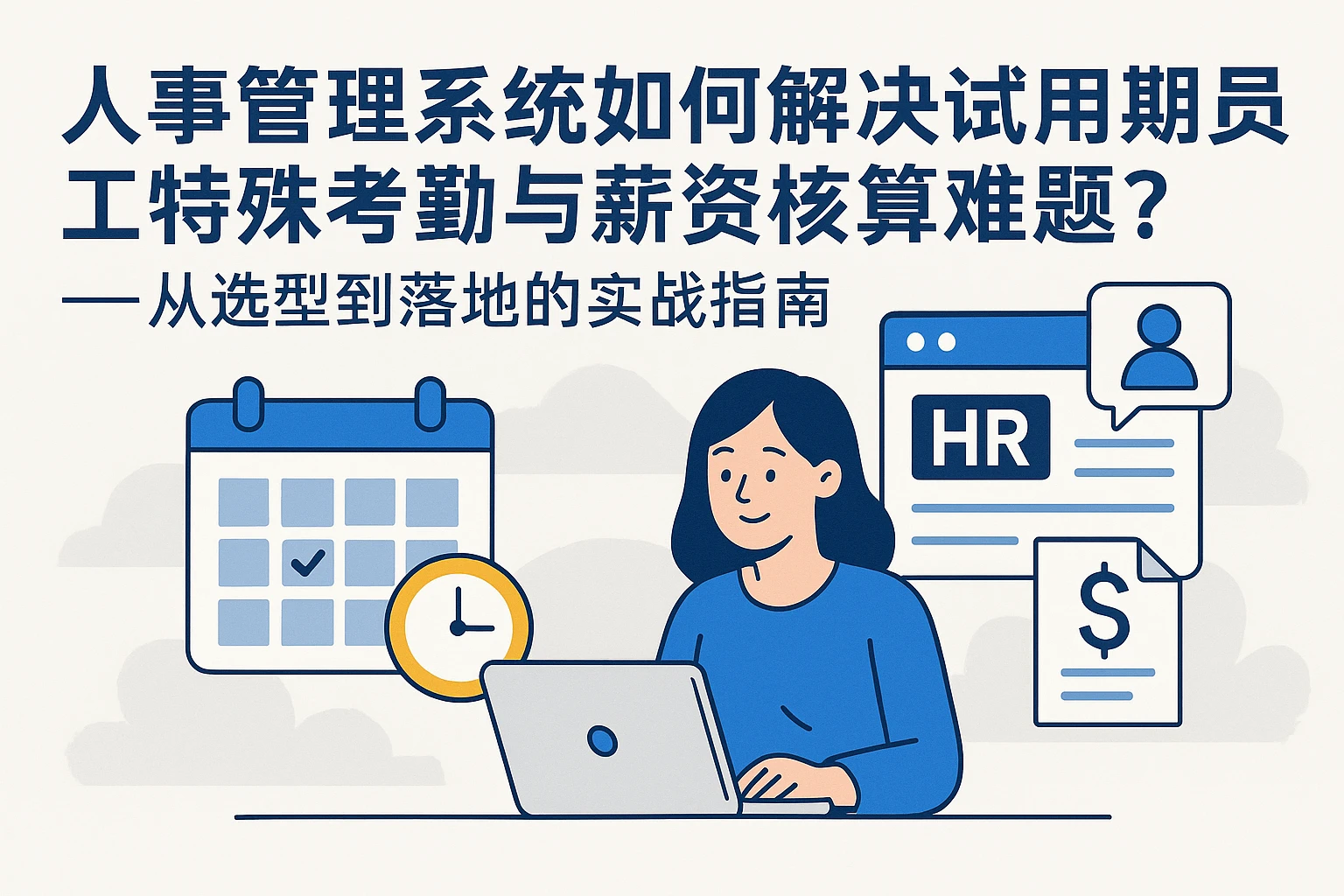 人事管理系统如何解决试用期员工特殊考勤与薪资核算难题？——从选型到落地的实战指南