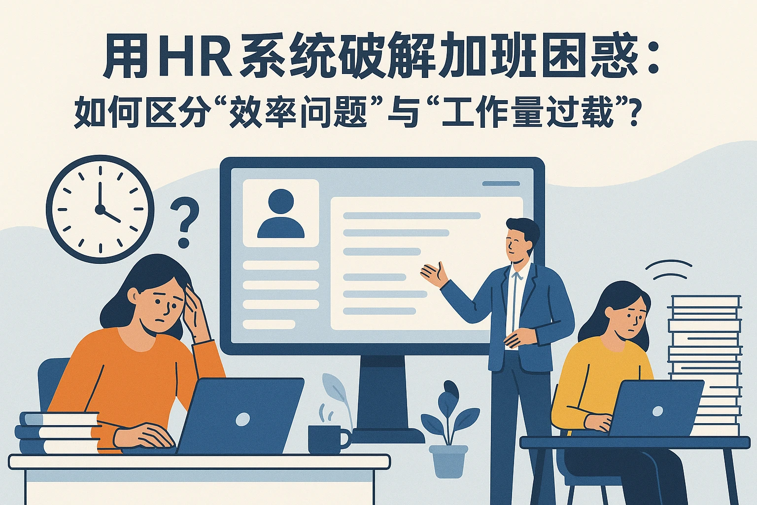 用HR系统破解加班困惑：如何区分“效率问题”与“工作量过载”？