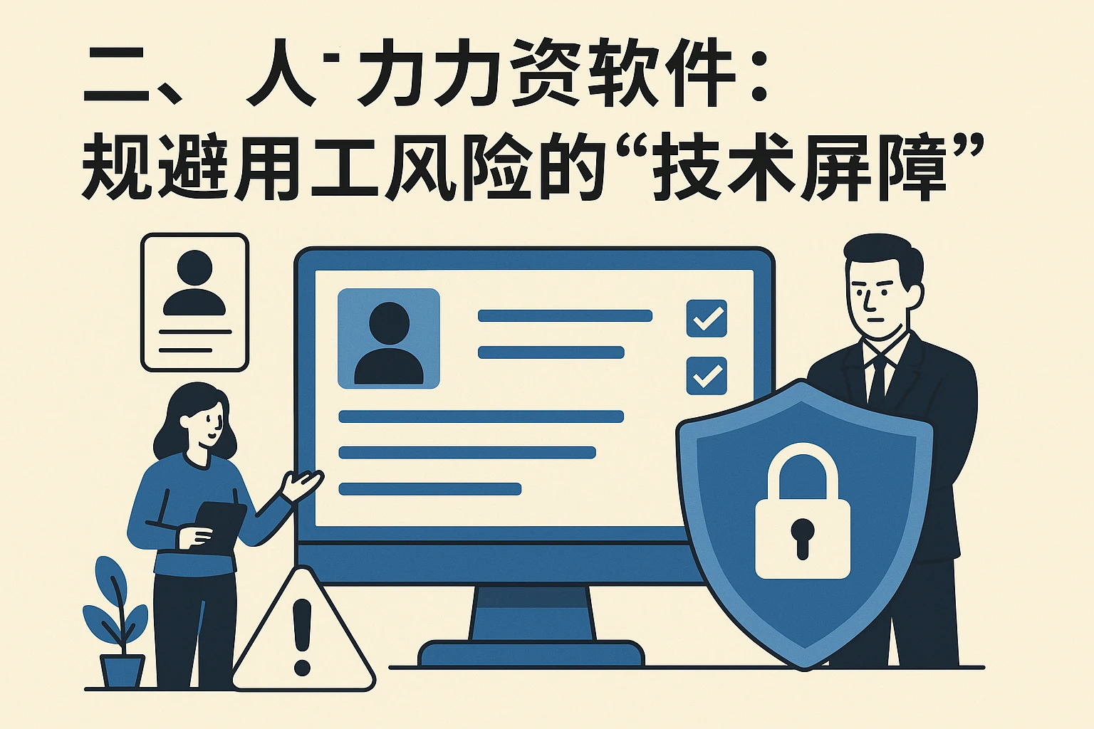 二、人力资源软件：规避用工风险的“技术屏障”