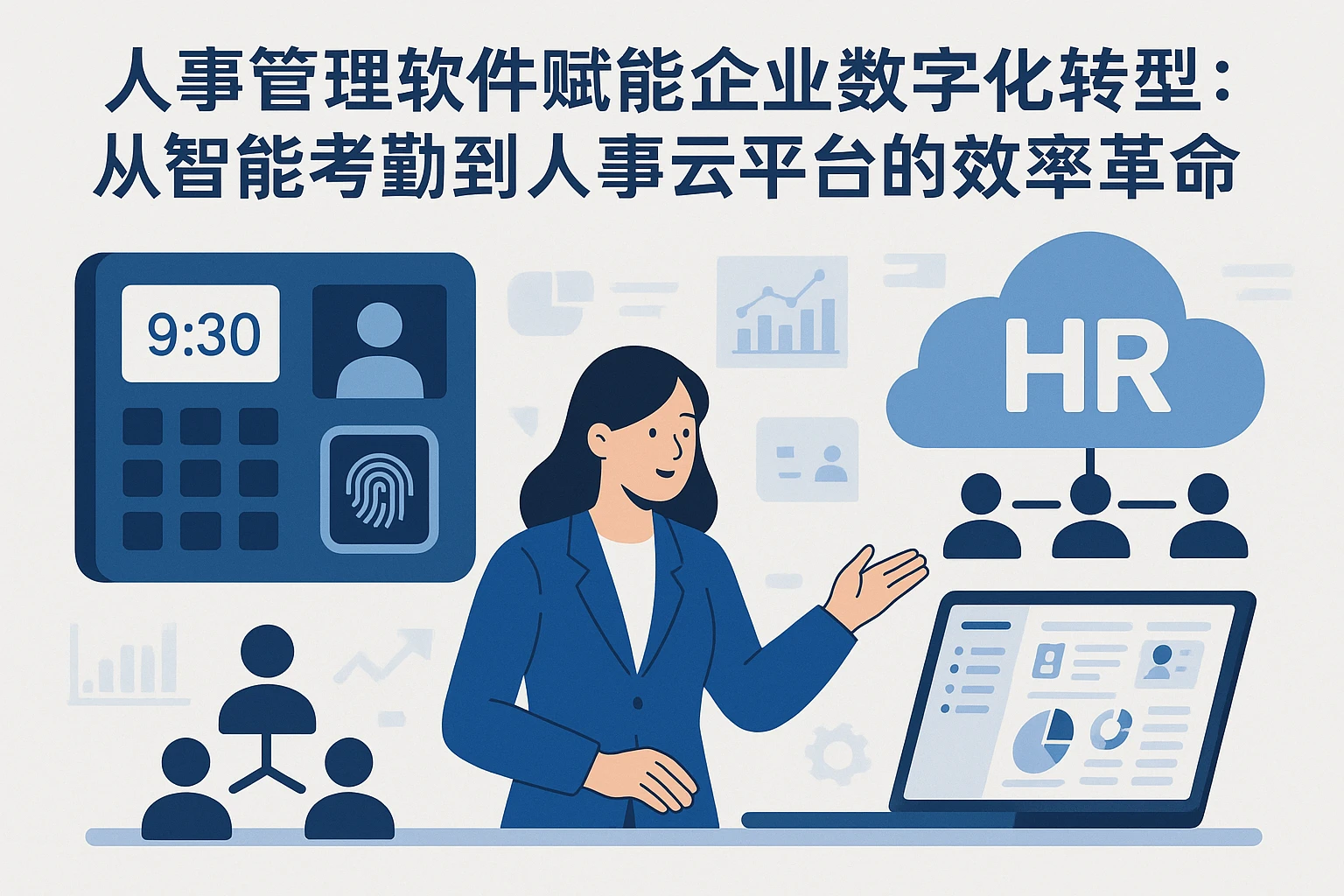 人事管理软件赋能企业数字化转型：从智能考勤到人事云平台的效率革命