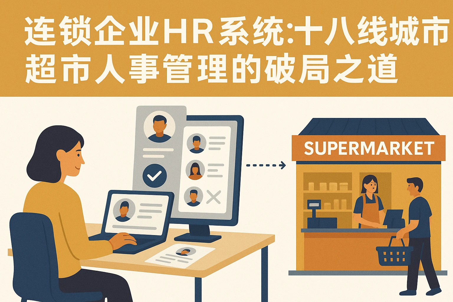 连锁企业HR系统：十八线城市超市人事管理的破局之道