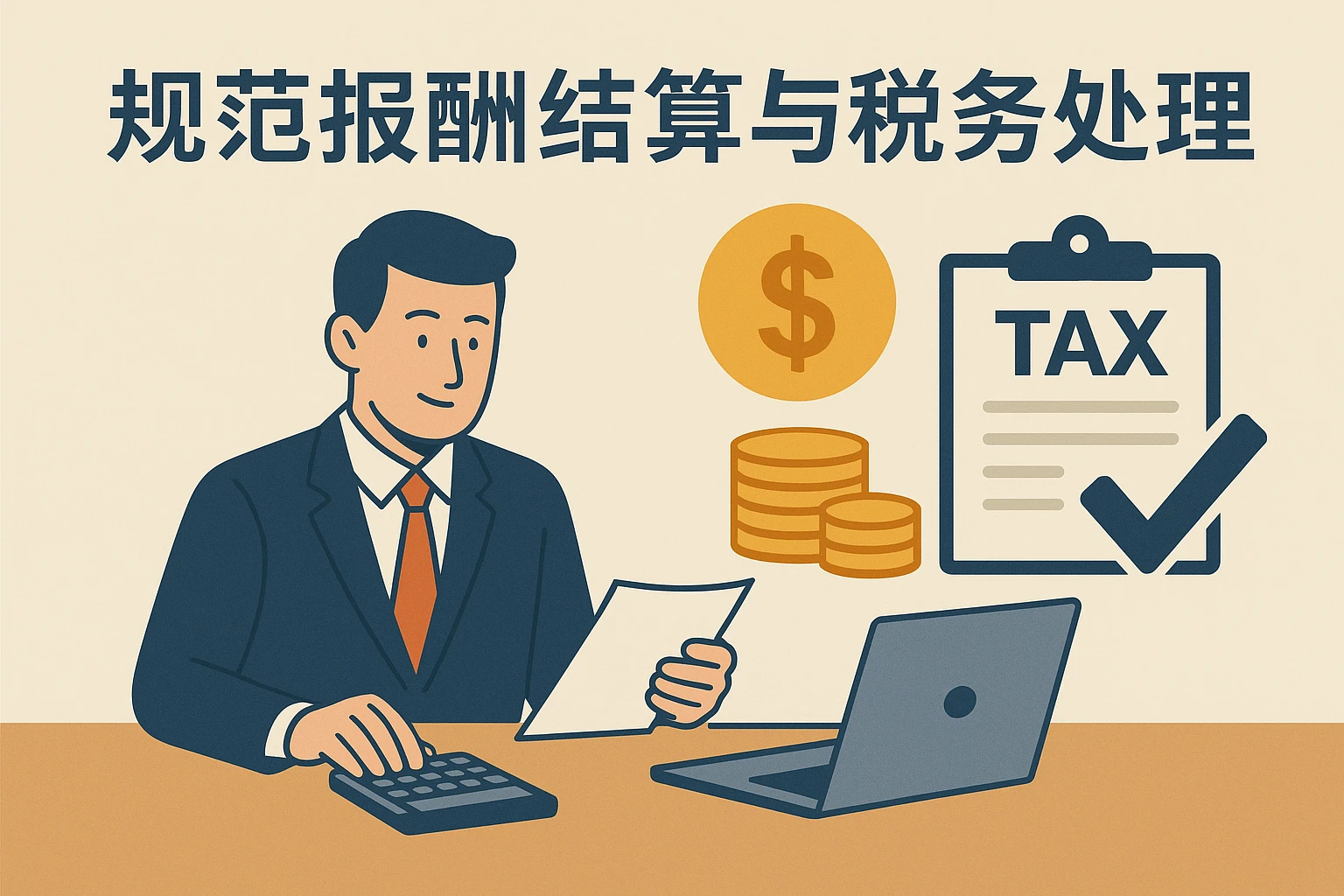 2. 规范报酬结算与税务处理