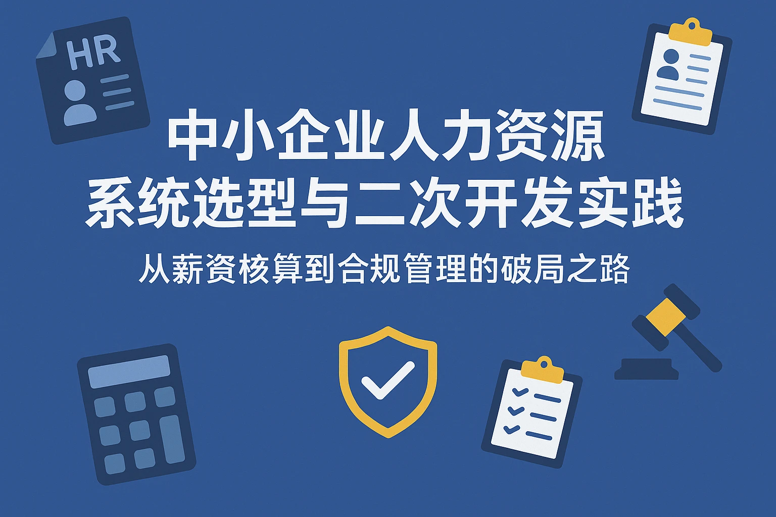 中小企业人力资源系统选型与二次开发实践：从薪资核算到合规管理的破局之路