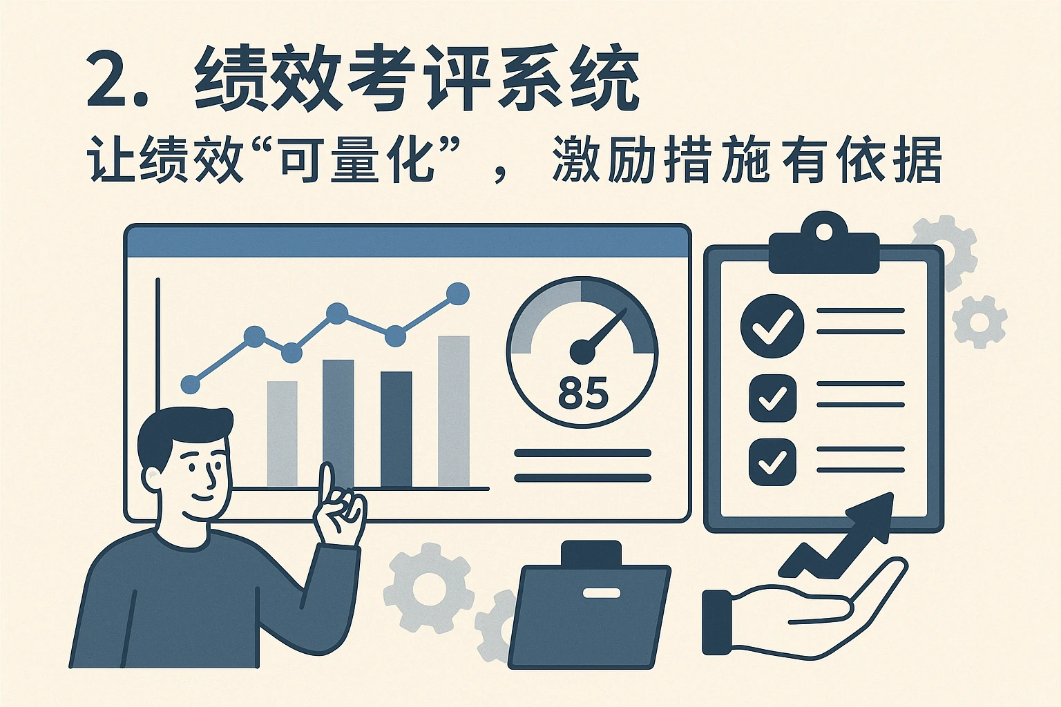 2. 绩效考评系统：让绩效“可量化”，激励措施有依据