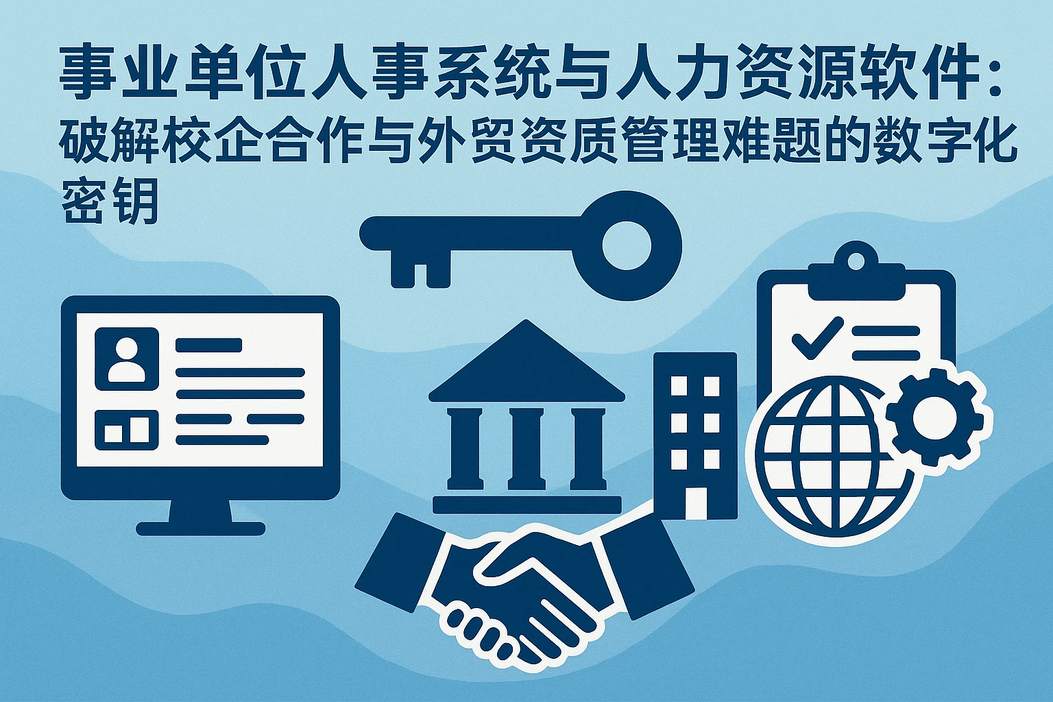 事业单位人事系统与人力资源软件：破解校企合作与外贸资质管理难题的数字化密钥