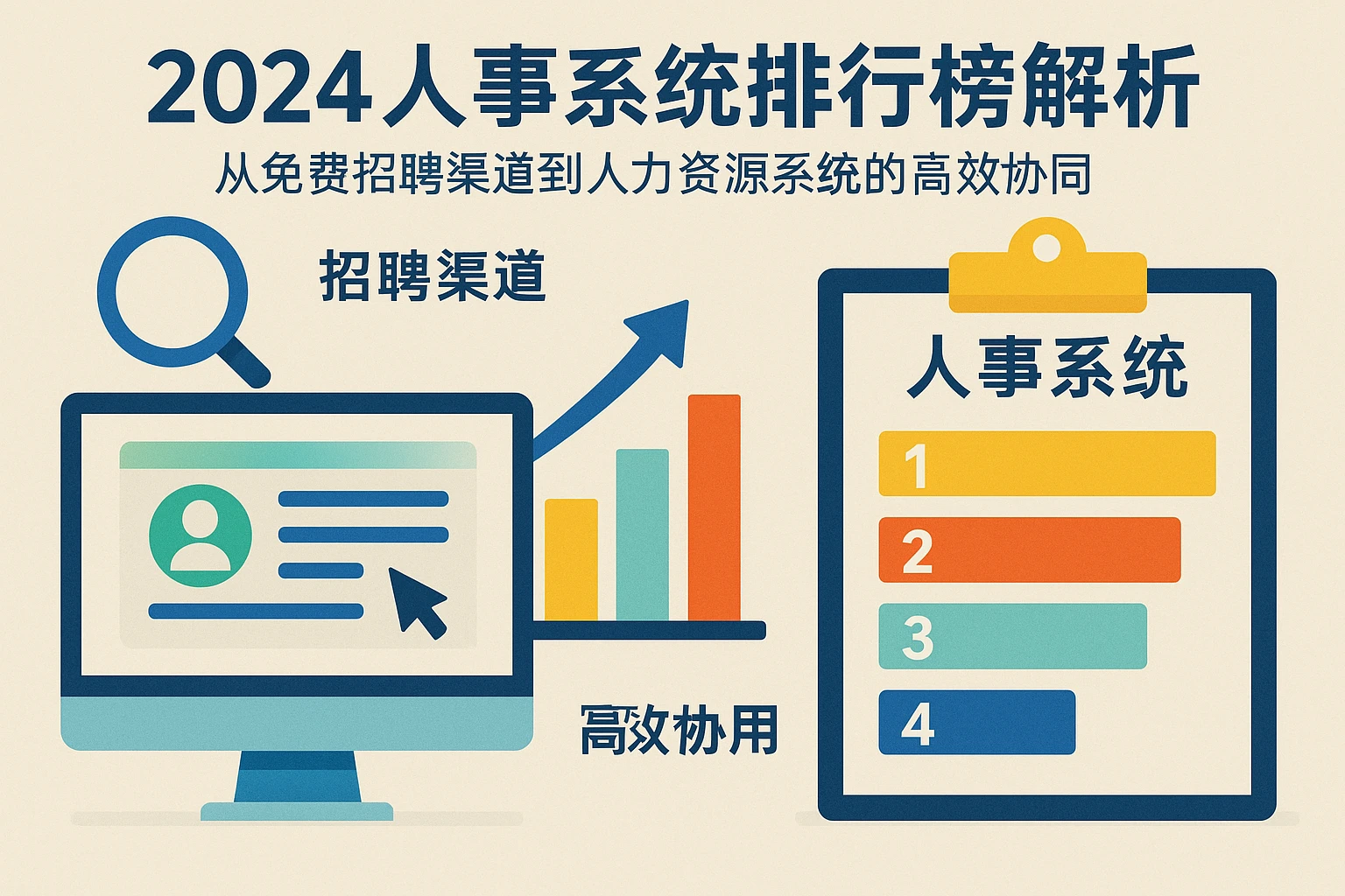 2024人事系统排行榜解析：从免费招聘渠道到人力资源系统的高效协同
