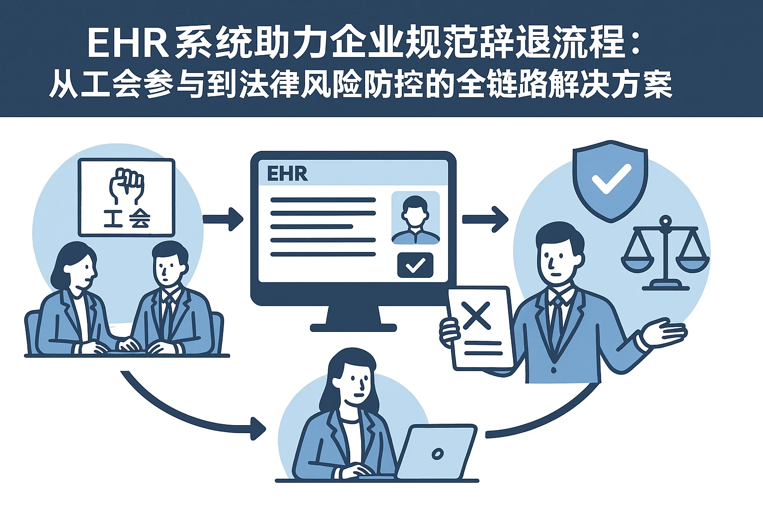 EHR系统助力企业规范辞退流程：从工会参与到法律风险防控的全链路解决方案