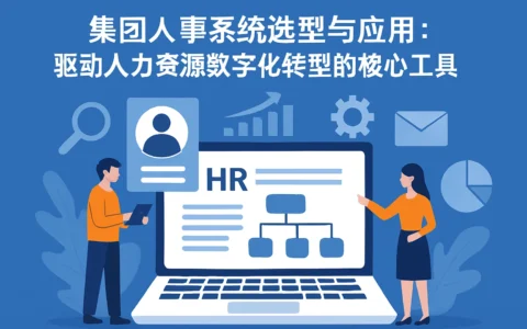 集团人事系统选型与应用：驱动人力资源数字化转型的核心工具