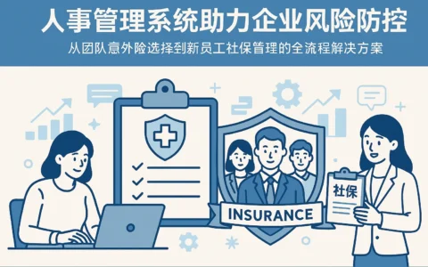 人事管理系统助力企业风险防控:从团队意外险选择到新员工社保管理的全流程解决方案