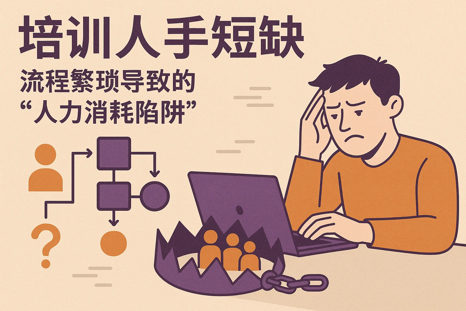 2. 培训人手短缺：流程繁琐导致的“人力消耗陷阱”