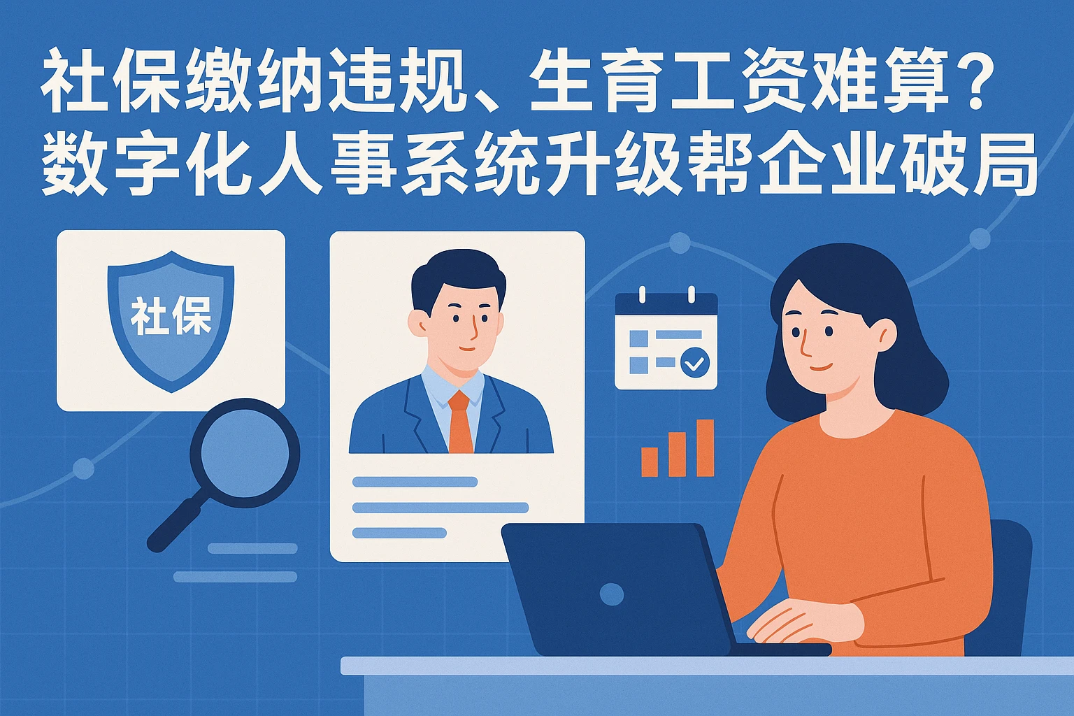 社保缴纳违规、生育工资难算？数字化人事系统升级帮企业破局