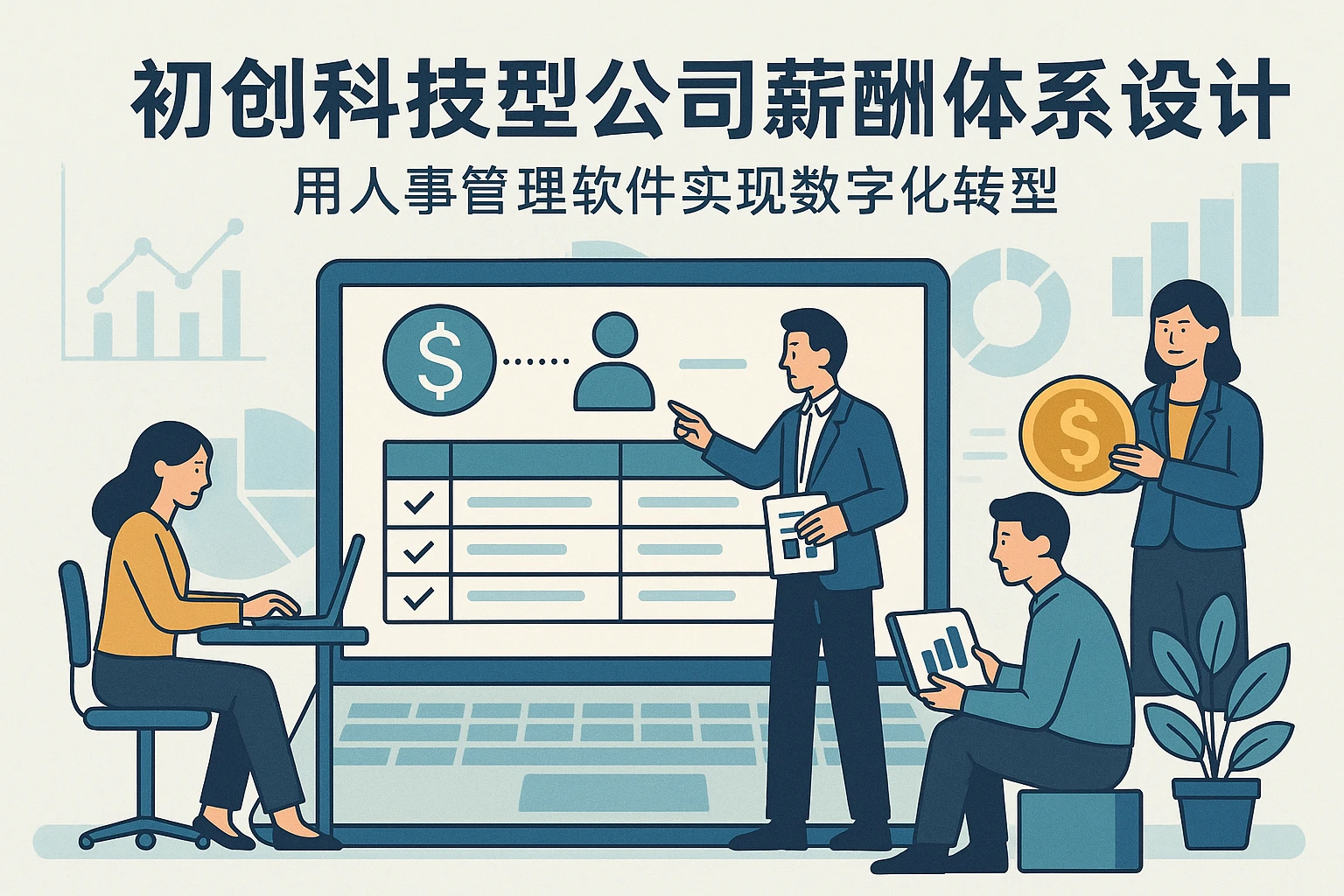 初创科技型公司薪酬体系设计：用人事管理软件实现数字化转型