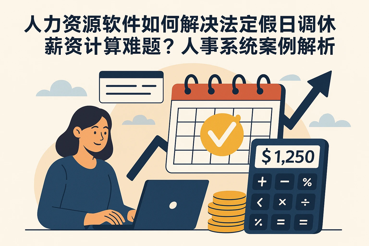 人力资源软件如何解决法定假日调休薪资计算难题？人事系统案例解析