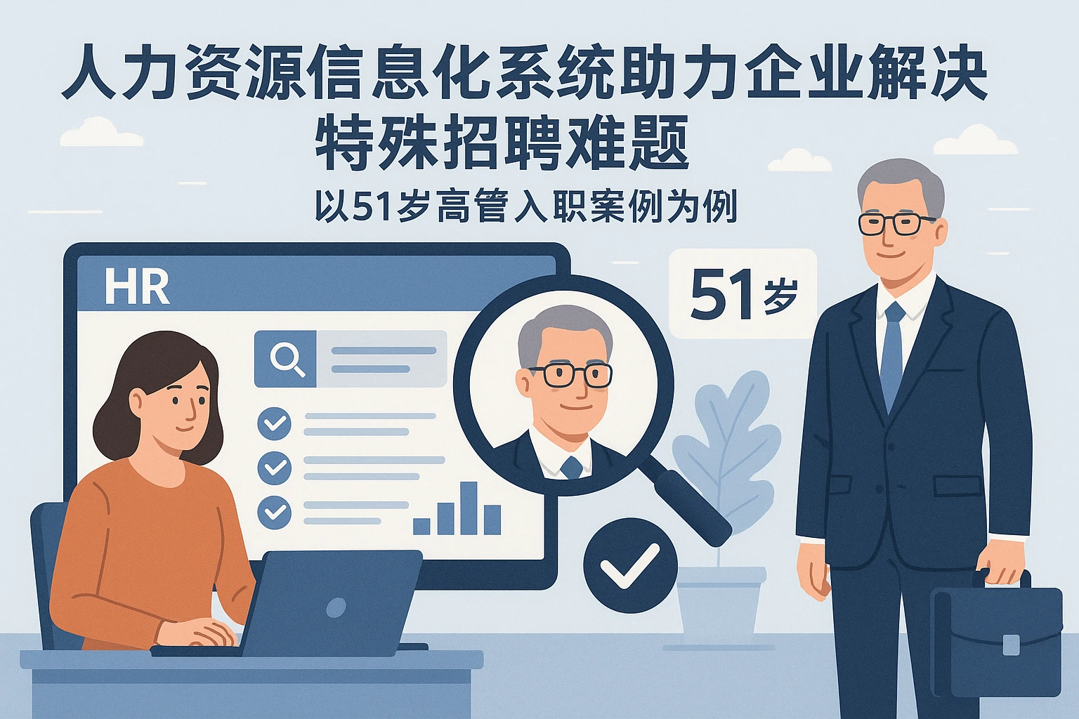 人力资源信息化系统助力企业解决特殊招聘难题——以51岁高管入职案例为例