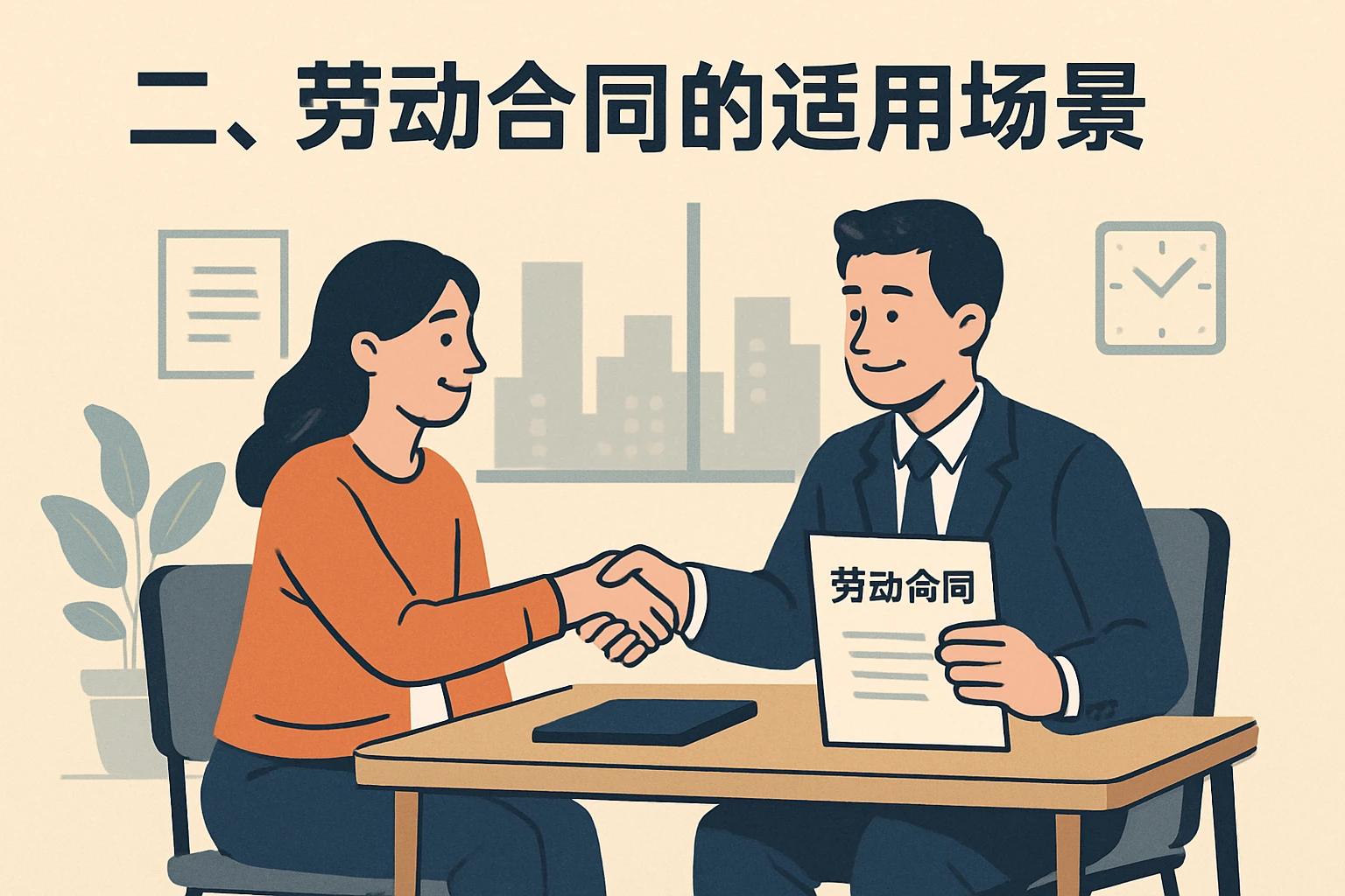 2. 劳动合同的适用场景