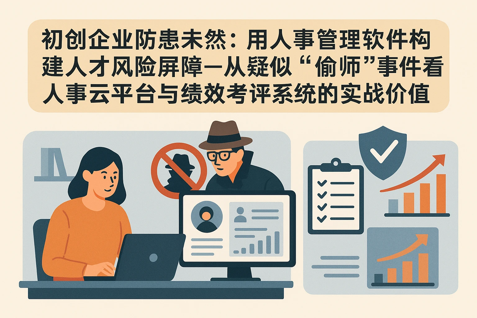 初创企业防患未然:用人事管理软件构建人才风险屏障——从疑似“偷师”事件看人事云平台与绩效考评系统的实战价值