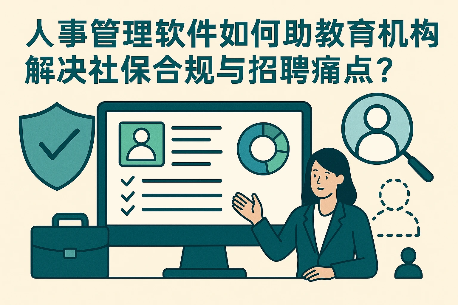 人事管理软件如何助力教育机构解决社保合规与招聘痛点？