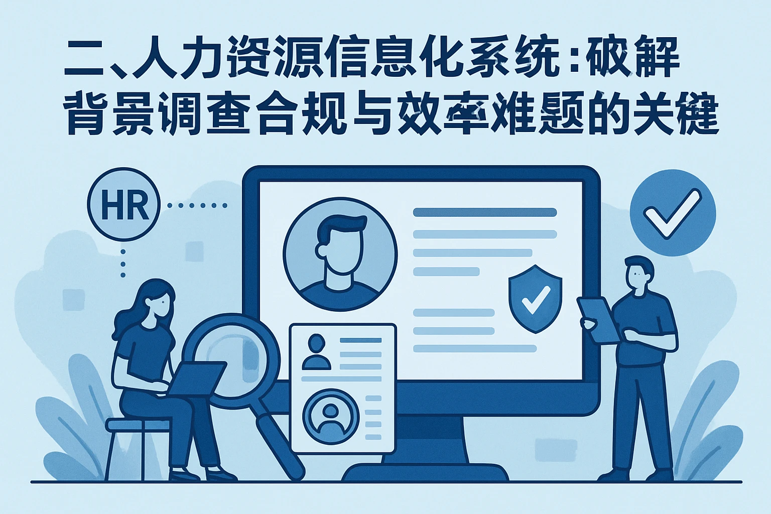 二、人力资源信息化系统：破解背景调查合规与效率难题的关键