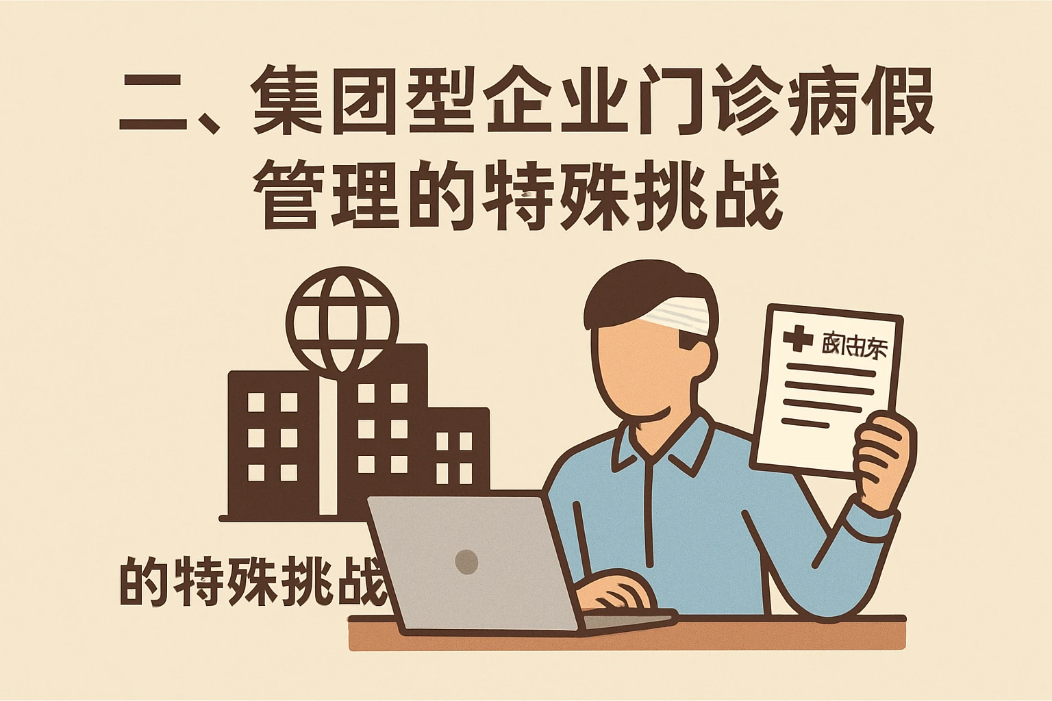 二、集团型企业门诊病假管理的特殊挑战