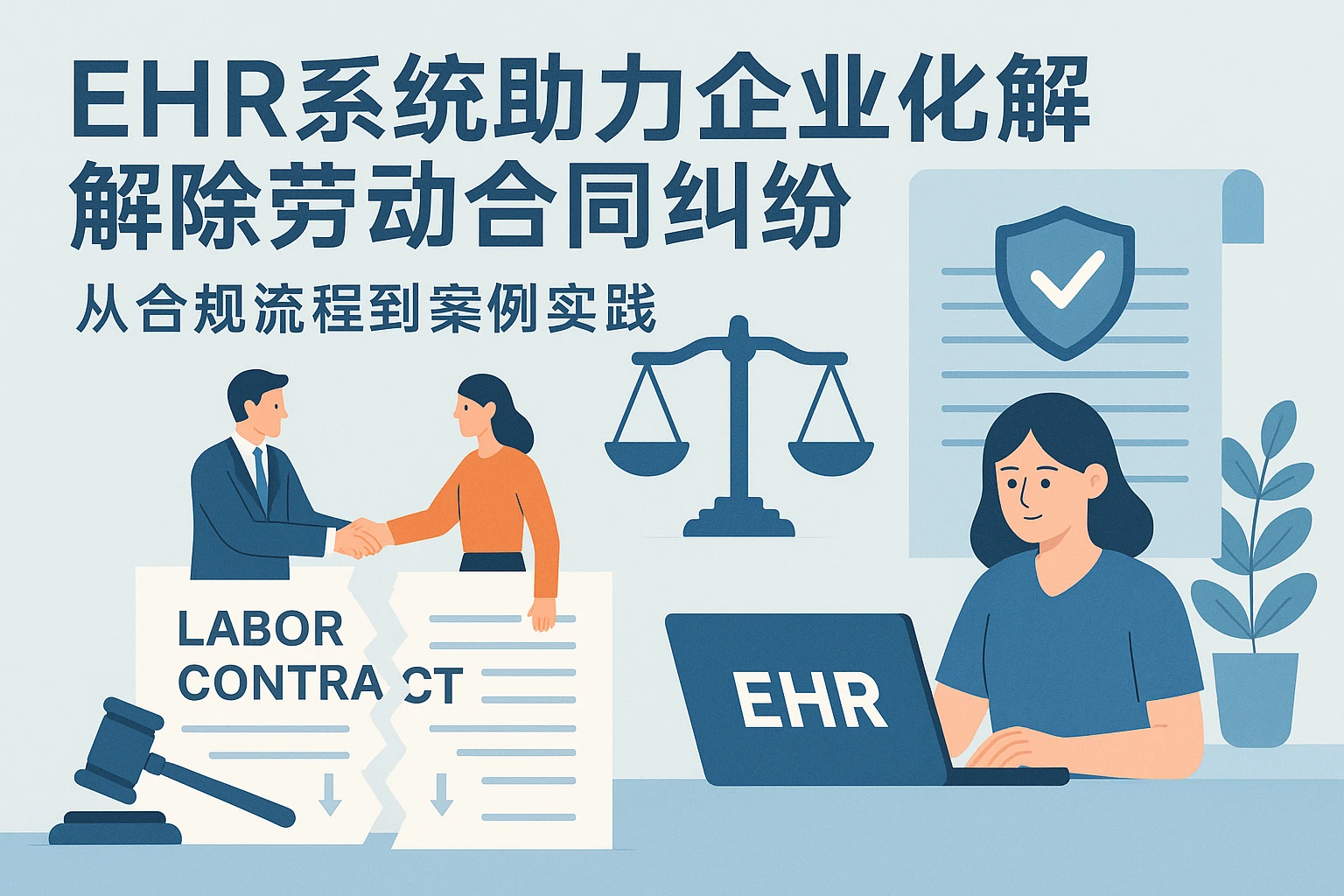 EHR系统助力企业化解解除劳动合同纠纷：从合规流程到案例实践