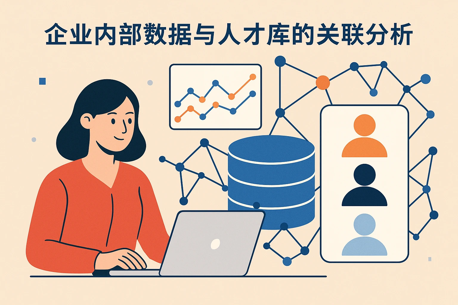 2. 企业内部数据与人才库的关联分析