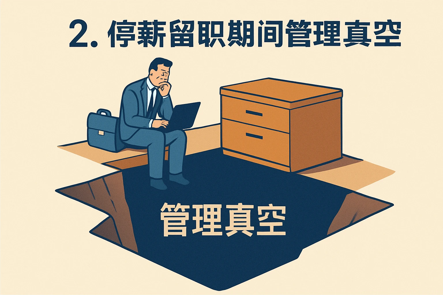 2. 停薪留职期间的管理真空
