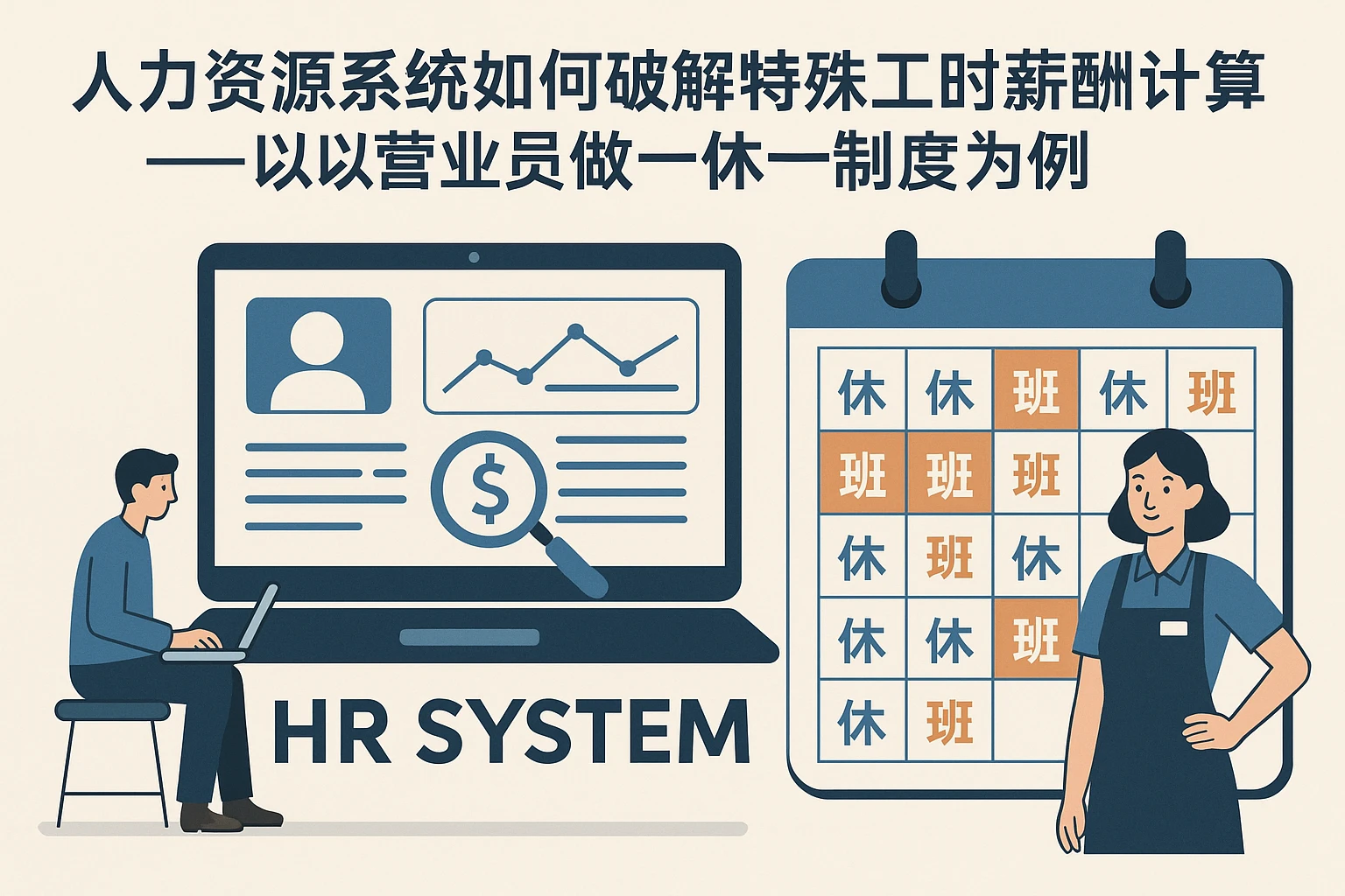 人力资源系统如何破解特殊工时薪酬计算难题——以营业员做一休一制度为例