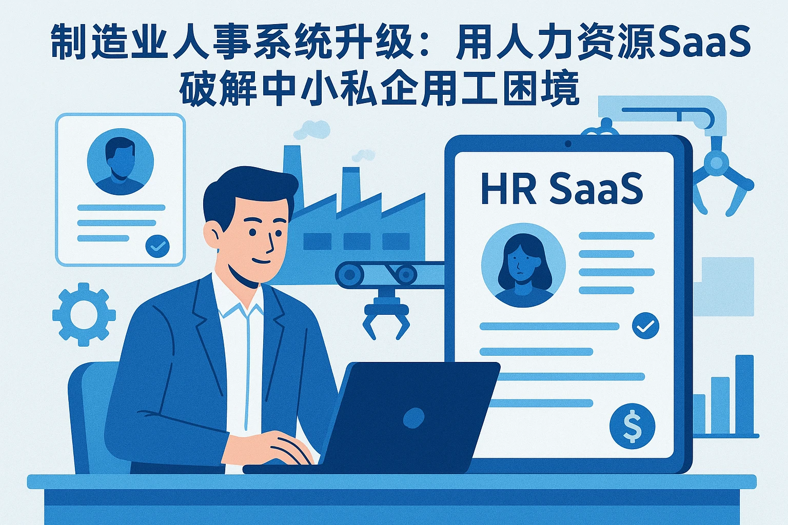 制造业人事系统升级：用人力资源SaaS破解中小私企用工困境