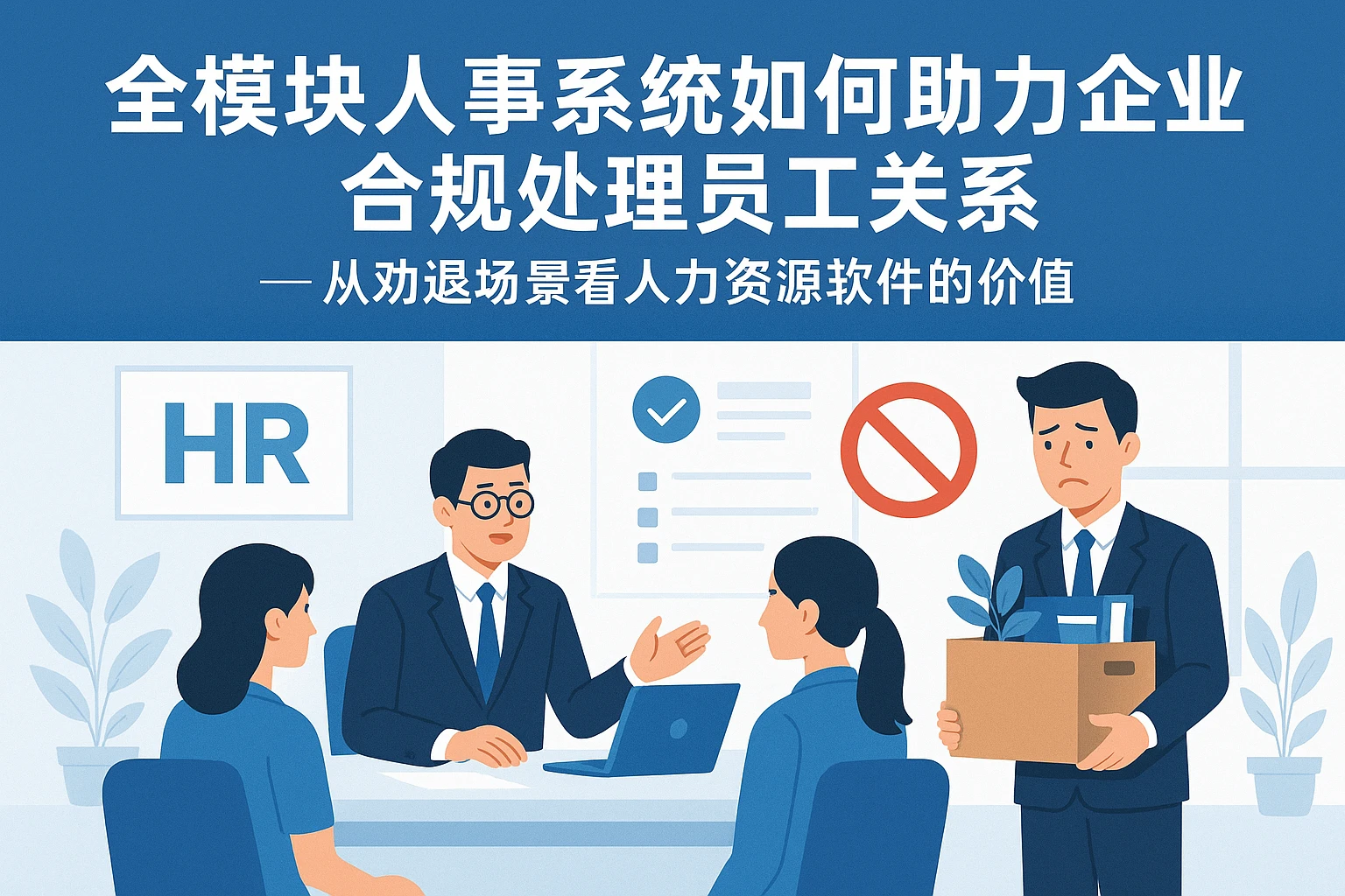 全模块人事系统如何助力企业合规处理员工关系——从劝退场景看人力资源软件的价值
