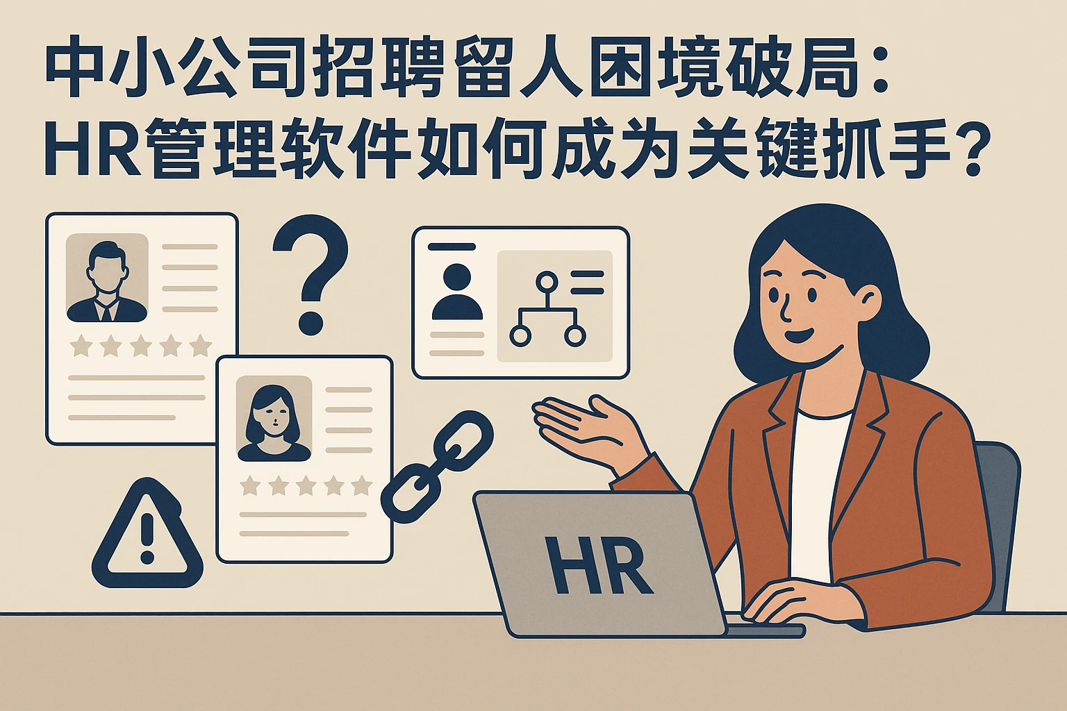 中小公司招聘留人困境破局：HR管理软件如何成为关键抓手？