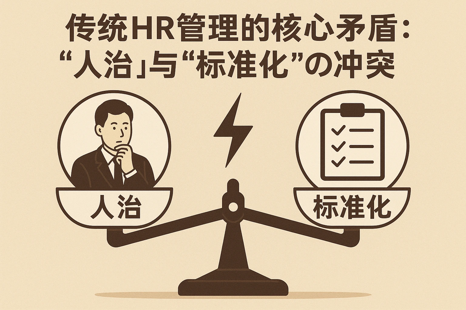 2. 传统HR管理的核心矛盾：“人治”与“标准化”的冲突