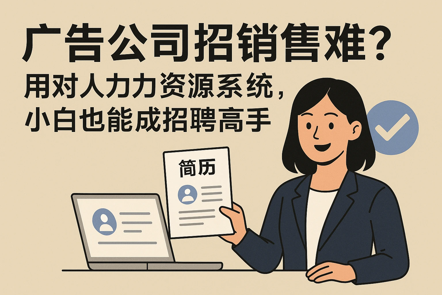 广告公司招销售难？用对人力资源系统，小白也能成招聘高手