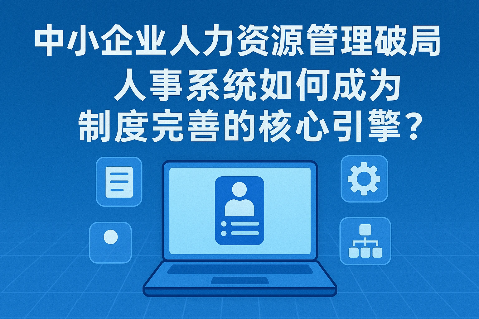 中小企业人力资源管理破局：人事系统如何成为制度完善的核心引擎？
