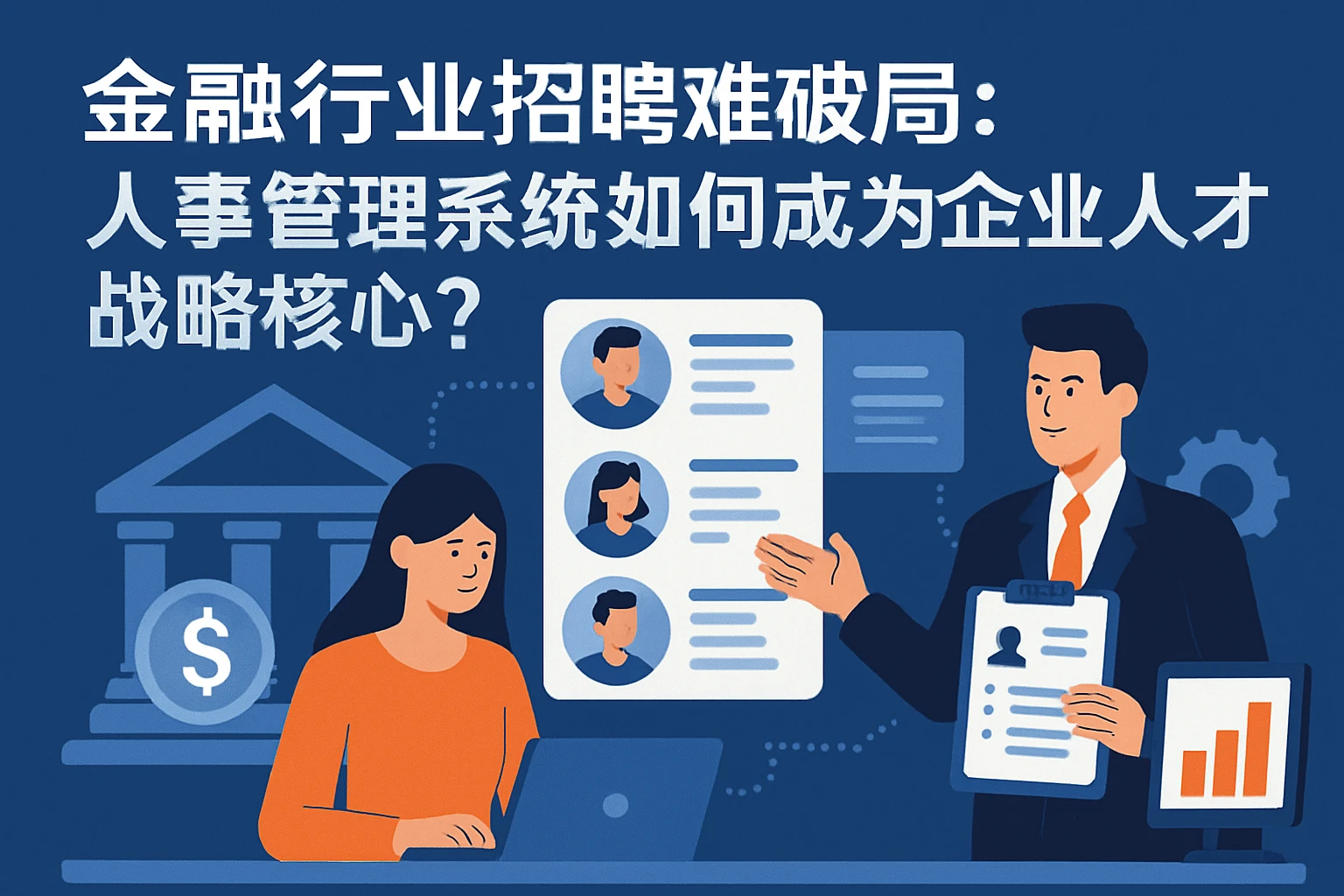金融行业招聘难破局：人事管理系统如何成为企业人才战略核心？