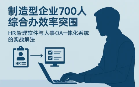 制造型企业700人综合办效率突围：HR管理软件与人事OA一体化系统的实战解法