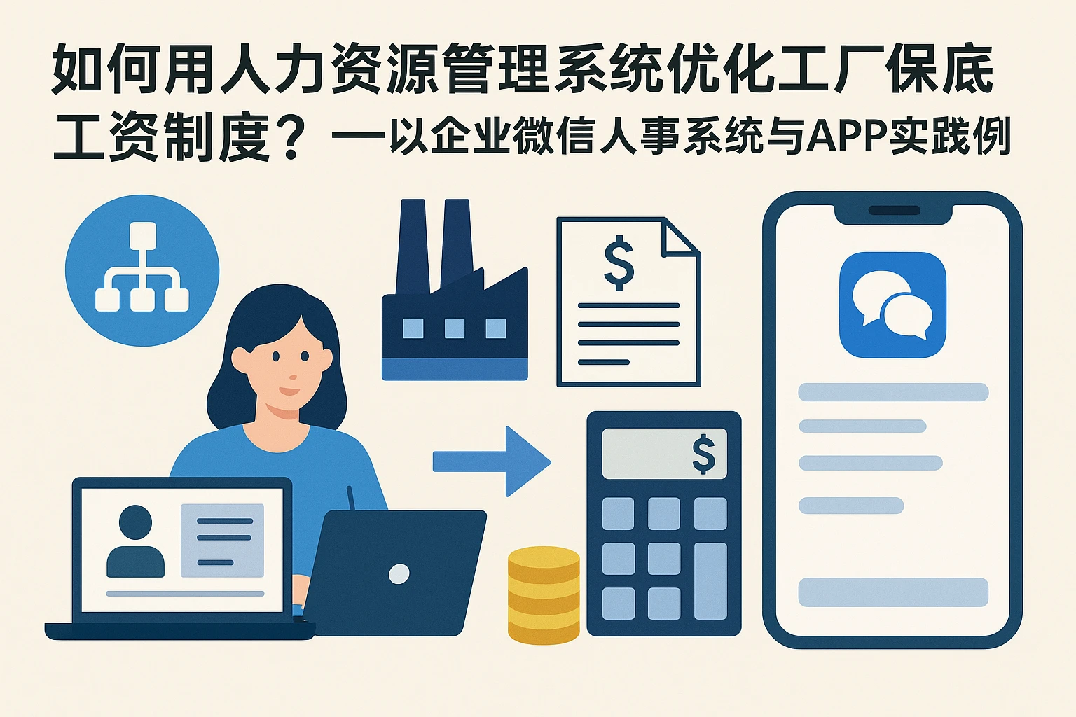 如何用人力资源管理系统优化工厂保底工资制度？——以企业微信人事系统与APP实践为例