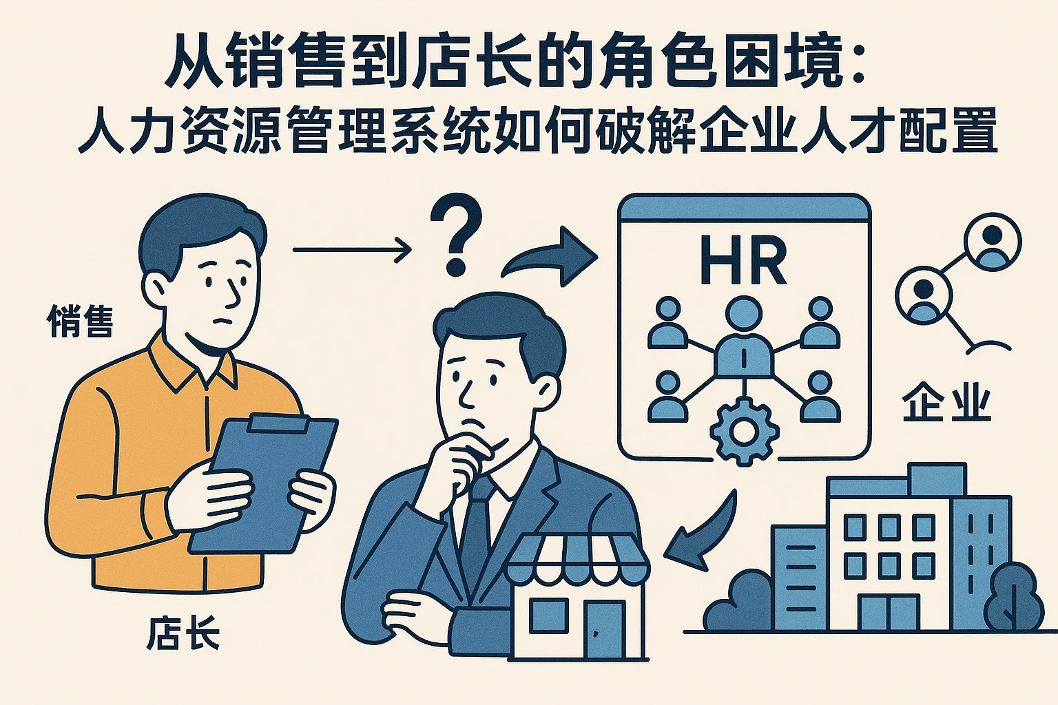 从销售到店长的角色困境：人力资源管理系统如何破解企业人才配置难题