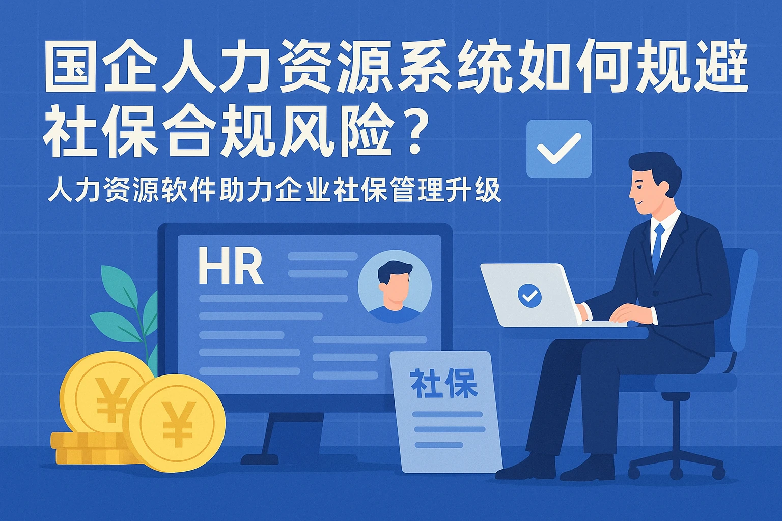 国企人力资源系统如何规避社保合规风险？人力资源软件助力企业社保管理升级