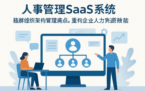 人事管理SaaS系统：破解组织架构管理痛点，重构企业人力资源效能