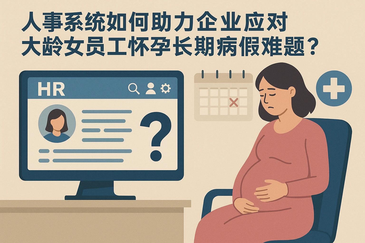 人事系统如何助力企业应对大龄女员工怀孕长期病假难题？