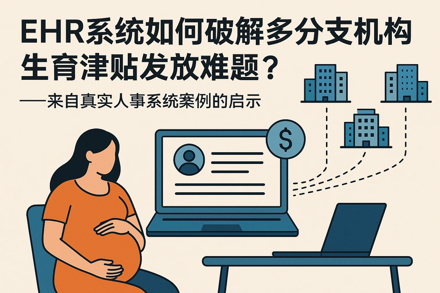 EHR系统如何破解多分支机构生育津贴发放难题？——来自真实人事系统案例的启示