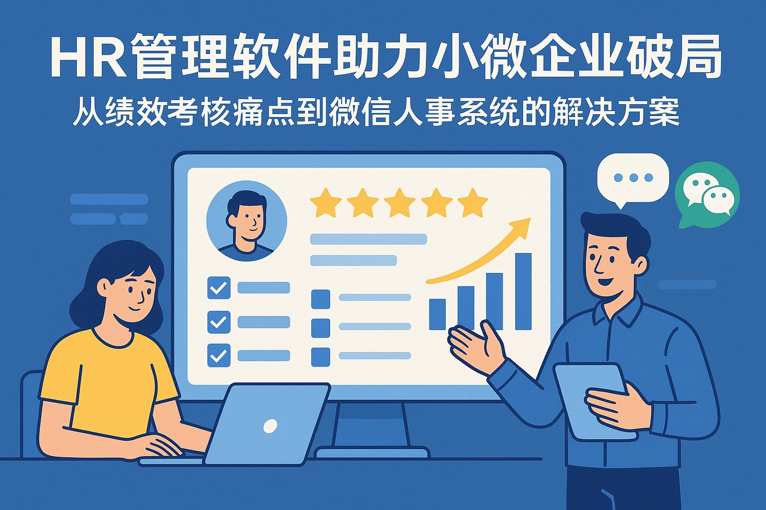 HR管理软件助力小微企业破局：从绩效考核痛点到微信人事系统的解决方案