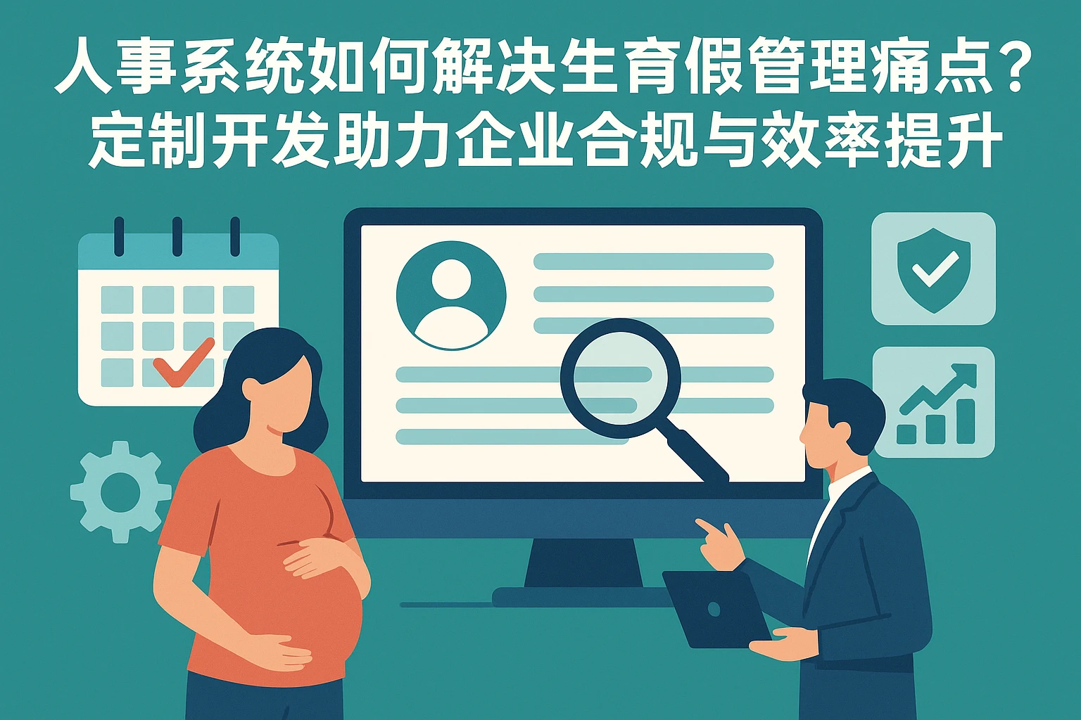 人事系统如何解决生育假管理痛点？定制开发助力企业合规与效率提升