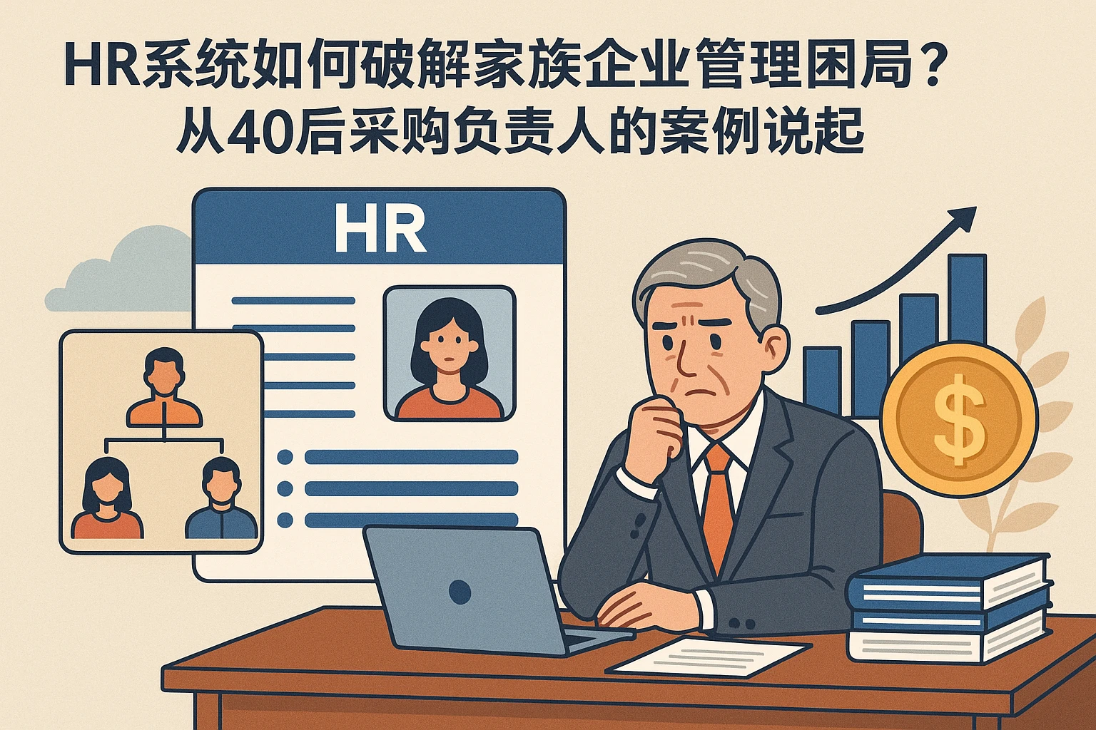 HR系统如何破解家族企业管理困局？从40后采购负责人的案例说起