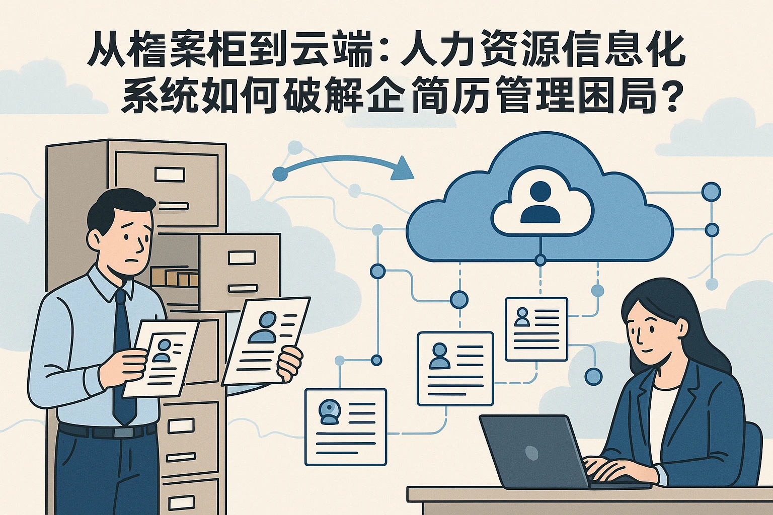 从档案柜到云端：人力资源信息化系统如何破解企业简历管理困局？